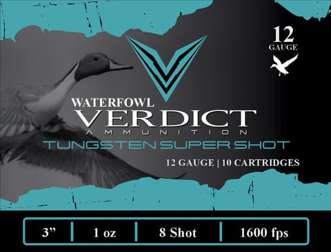 Verdict WATERFOWL TSS 3" 12 Gauge 1oz #8 Shot